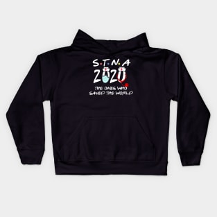 STNA The one who saved the world-stna 2020 gift Kids Hoodie